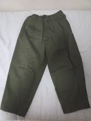 カーキズボン ウエストゴム