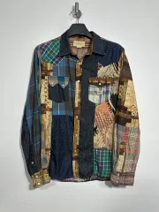 ラルフローレン デニムアンドサプライ パッチワーク シャツ L
