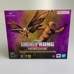 【中古品】 S.H.MonsterArts SUKO ＆ MOTHRA (2024) ゴジラ×コング 新たなる帝国 特撮フィギュア 【055-260326-SH-12-min】
