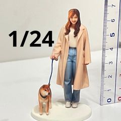 1/64 1/43 1/24 1/18 柴犬 犬 フィギュア4体 ミニチュア - メルカリ