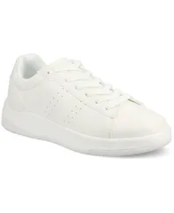 バンス メンズ シューズ スニーカー Vance Co Mens Colt Comfort Low Top Flexible Court Sneaker White ホワイト