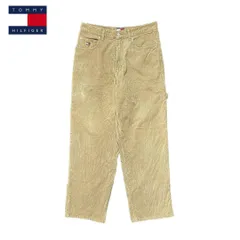 USA 古着 90S TOMMY JEANS トミージーンズ トミーヒルフィガー コットン コーデュロイ ペインターパンツ W32 L32 ヴィンテージ CG0134