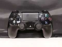 T【HY】【動作品】SONY純正 PS4 DUALSHOCK4 ワイヤレスコントローラー CUH-ZCT1J ジェットブラック Bluetooth対応 タッチパッド 振動機能[ゆうパケット発送、送料無料]