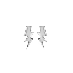 ビー ユー レディース アクセサリー ピアス・イヤリング Be You Sterling Silver Lightning Bolt Stud Earringsterling Silver シルバー