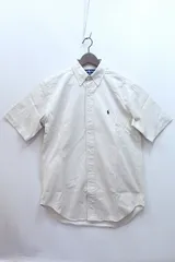 【224064】RALPH LAUREN ラルフローレン  ブレイクBLAKE ボタンダウン 半袖シャツ メンズ  S ベージュ