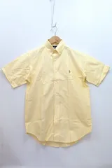 【224062】RALPH LAUREN ラルフローレン  BLAKE ブレイク ボタンダウン 半袖シャツ メンズ  S イエロー