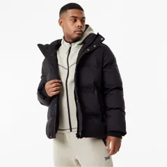 エバーラスト メンズ アウター ジャケット・ブルゾン ジャケット Everlast Hooded Puffer Jacket Black ブラックのサムネイル