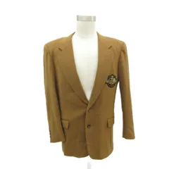コムサデモードメン COMME CA DU MODE MEN テーラードジャケット 上着 シングル 総裏地 3 茶色 ブラウン /HO44 ■ECB002