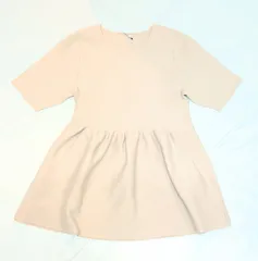 【226349】 未使用　タグ付き　coca　スポンディッシュペプラムニット　サイズL  ・ ピンク