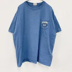 古着 used　HARLEY DAVIDSON　ハーレーダビッドソン　半袖両面プリントTシャツ　青　ブルー　XLサイズ