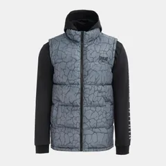 エバーラスト メンズ アウター ジャケット・ブルゾン Everlast Hybrid Jacket Mens Crack Charcoal チャコールのサムネイル