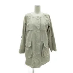 アーノルドパーマー Arnold Palmer ジャケット 上着 ミドル丈 3 ベージュ ノーカラー /HO40 ■ECB002