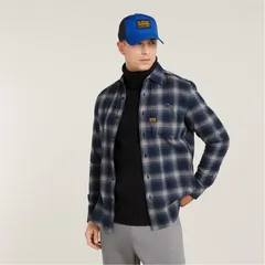 ジースター メンズ トップス シャツ G Star Gstar Bristum Check Sn44 Sea Blue ブルーのサムネイル