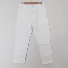 未使用 BEAUTY&YOUTH ビューティーアンドユース ユナイテッドアローズ ベイカーテーパードパンツ L オフホワイト レディース 古着 中古 USED