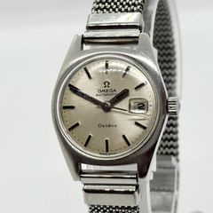 OMEGA Geneve 自動巻き腕時計 シルバー OMEGA Geneve 自動巻き腕時計 シルバーデイト - メルカリ