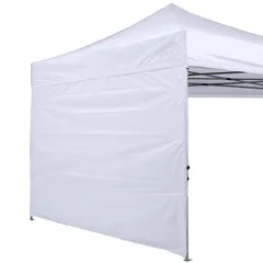 新品 ABCCANOPY サイドシート(横幕) タープテント用 2.5m/3m専用 防水タープシート マジックテープ付き ファスナー付きのサムネイル