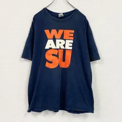 古着 used　00s　GILDAN　ギルダン　半袖両面プリントTシャツ　ヴィンテージ　紺色　ネイビー　XLサイズ