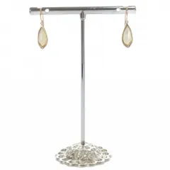 アガット agete K10 白蝶貝 フックタイプピアス 両耳用 ゴールド