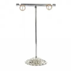 アガット agete 透かしピアス 両耳用 K10 ゴールド