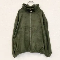 古着 used　～90s　LAND’S END　ランズエンド　フルジップフリースジャケット　ヴィンテージ　カーキ　Lサイズ