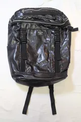 【224939】ZUCCa ズッカ  フェイクレザーリュック　バッグ　ラージ　シンプル ブラック