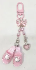 サンリオ ハローキティ ミニチュアキルト シークレットキーホルダー サンダル(ピンク)