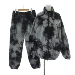 アップルバム APPLEBUM Training Jacket Pants セットアップ ブルゾン ジャケット パンツ L グレー タイダイ 総柄 ラグランスリーブ /PP ■GYのサムネイル