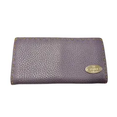 ★ フェンディ FENDI 長財布 セレリア レザー パープル系 レディース