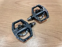 P4083 ■USED■SHIMANO シマノ PD-EH500 SPDペダル 片面フラット 兼用 ※左右少しガタあり   ロードバイク 自転車 パーツ アクセサリー
