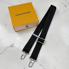⭐️未使用⭐️ルイヴィトン ロゴ ショルダーストラップ ブラック ナイロンのサムネイル