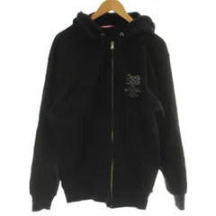 ハイドアンドシーク HIDE and SEEK パーカー 上着 L 黒 ブラック ロゴプリント フード付き 長袖 HBC-010224 /GGのサムネイル