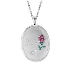 ビー ユー レディース アクセサリー ネックレス・チョーカー・ペンダントトップ Be You Sterling Silver Mum Locket Silver シルバー