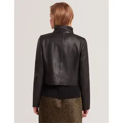 テッドベーカー レディース アウター ジャケット・ブルゾン レザー Ted Baker Ted Leather Jacket Ld61 Black ブラックのサムネイル
