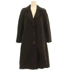 サルヴァトーレフェラガモ Salvatore Ferragamo スプリングコート 38 黒 ブラック 無地 テーラードカラー 長袖 R.N 136180843 /GG ■ECD002のサムネイル