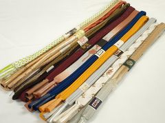 三分紐長尺100本セット 大量・まとめ売り 国内産木綿真田紐綿100％ 仕 