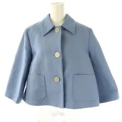 マルニ MARNI 25SS クロップド ジャケット シングル 40 ライトブルー /HK ■OSのサムネイル