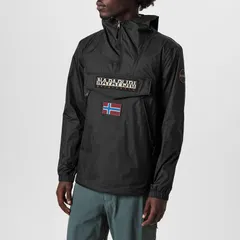 ナパピリ メンズ アウター ジャケット・ブルゾン Napapijri Mens Rainforest Pocket Windbreaker Black 041 ブラックのサムネイル