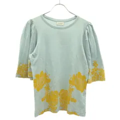 DRIES VAN NOTEN ドリスヴァンノッテン フラワープリントTシャツ  ブルー イエロー XSのサムネイル