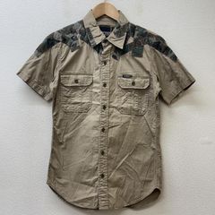 希少✨ アヴィレックス 半袖ジャケット シャツ 迷彩 ミリタリー フード 