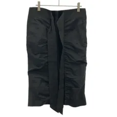 YVES SAINT LAURENT rive gauche イヴサンローラン リヴゴーシュ 2002AW リボンデザインスカート 104317 YD004 ブラック F36のサムネイル
