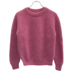 BATONER バトナー MOHAIR WOOL SIGNATURE CREW NECK モヘアウールシグネイチャーニット BN-22FL-064 ピンク 1のサムネイル