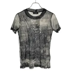 CIVIDINI チヴィディーニ シースルーナイロンニットTシャツ 731-34405 グレー系 44のサムネイル