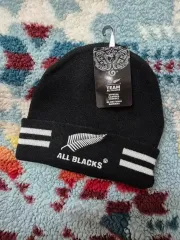 オールブラックス ラグビー ニット ビーニー 正規品 ウール 帽子