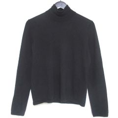 未使用級】エルメス/シルク100%ハイネックタートルセーター正規品