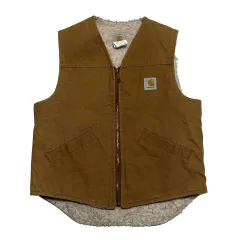 M カーハート V03 ダックキャンバス シェルパ ベスト