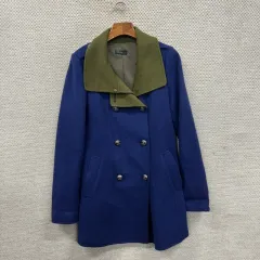 ベネトン BENETTON カジュアル ダブルボタン ウール コート ジャケット S M11144