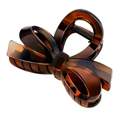 【送料無料】KISARG ヘアクリップ 小さめ クリップ 髪留め リボン バレッタ ヘアふっく バンスクリップ 髪クリップ ヘアくりっつぷ しっかりとまる ヘアアクセサリー おしゃれ 大人 可愛い 髪飾り お風呂 軽い 強力 ライトべっ甲