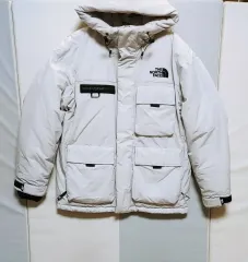 XL ザノースフェイス エクスプローリング ダウンジャケット アイボリー 1488