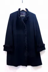 【226989】 【Snyart スニーアート】 ミンク 毛皮 カシミアウール コート Bon Des Arts ボンデザール  9号
