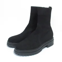 美品 Gianvito Rossi ジャンヴィトロッシ TORRANCE ニットブーツ サイズ36 23cm相当 ブラック レディース 古着 中古 USEDのサムネイル